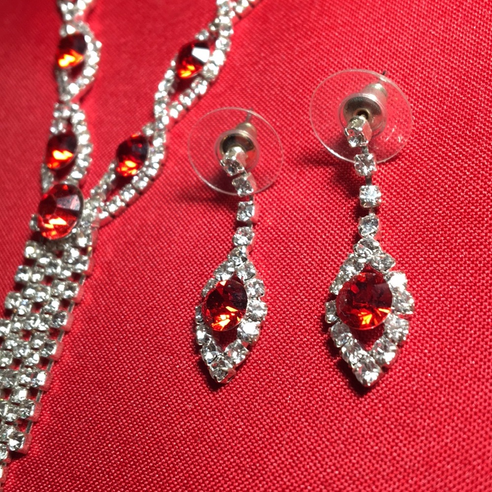 necklace & earrings